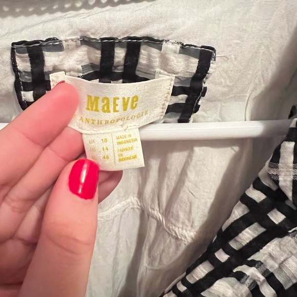 Anthropologie Maeve Mini Shirt Dress - Picture 5 of 7